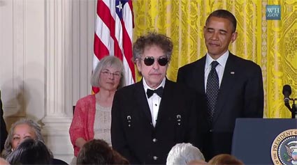 Bob Dylan krijgt Medal of Freedom